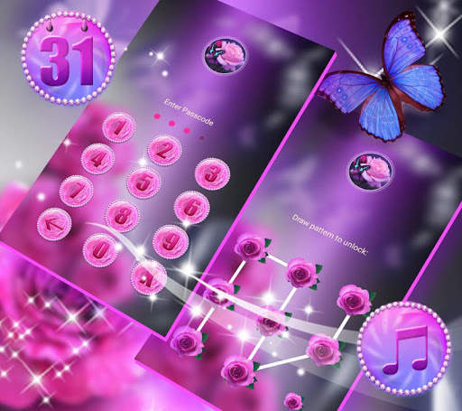 Pink Rose Launcher Theme screenshot 6