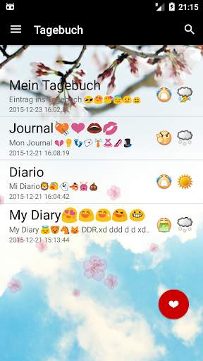 Tagebuch App mit Passwort screenshot 3