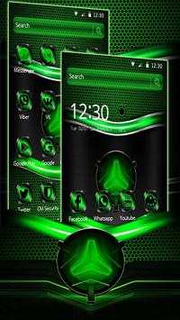 Green Black Neon Theme screenshot 3