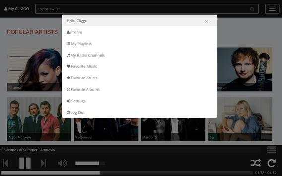 CLiGGO MUSIC screenshot 22
