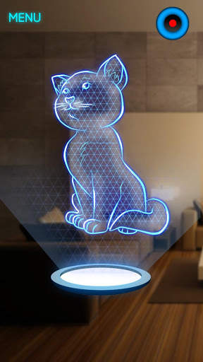 Hologram Kitten 3D Simulator screenshot 2