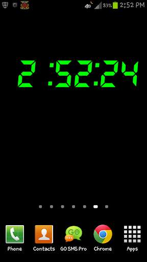 Digital Clock LIVE WALLPAPER screenshot 4