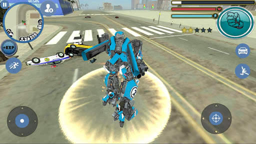 Amazing Robot Car Transforme Futuristic Supercar screenshot 2
