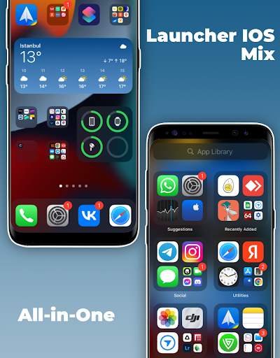Launcher IOS Mix screenshot 1