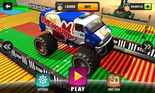 Crazy Monster Truck Legends 3D screenshot 3