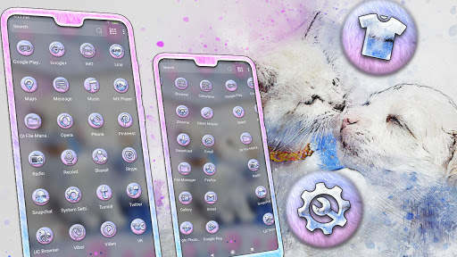Cute Friendship Launcher Theme screenshot 2
