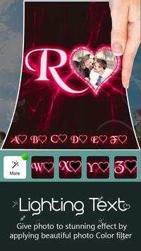 Lighting Text Photo Frame screenshot 3