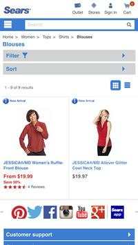 Sears Canada screenshot 3
