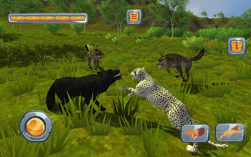 Wild cheetah family simulator screenshot 2