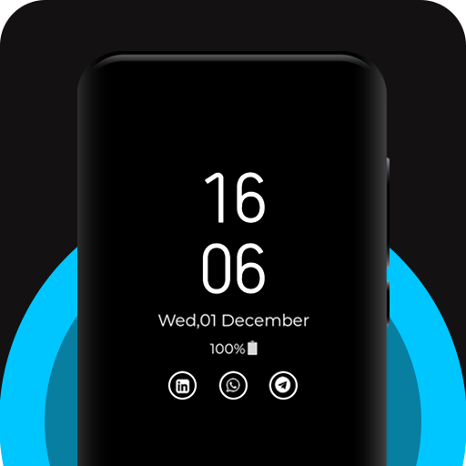 Always On Display Clock Faces أيقونة