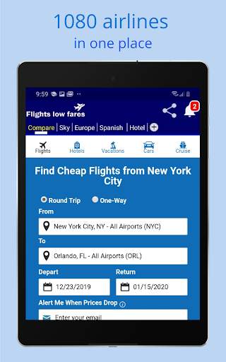 Cheap Flights low fares screenshot 9