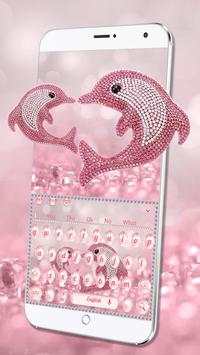 Crystal Couple Dolphin Keyboard screenshot 3