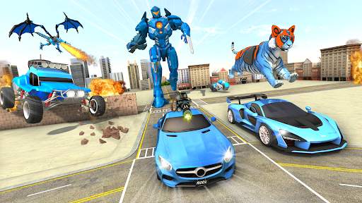 Car Robot Transformer Games 3D screenshot 1