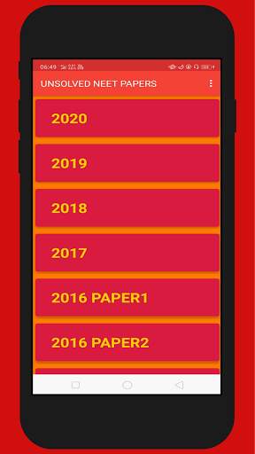 Neet Previous Year Question Paper: Offline screenshot 3
