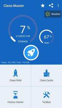 Clean Master - Free Booster & Cleaner,Optimizer screenshot 1