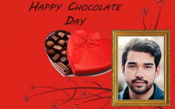 Chocolate Day Photo Frame Editor 3 تصوير الشاشة