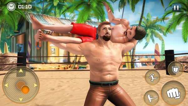 Beach Wrestling Revolution: 3D New Fighting Game screenshot 2