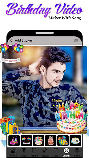 Birthday Video Maker with Song screenshot 5