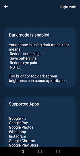 Night Mode:Dark Mode Enabler [ screenshot 4