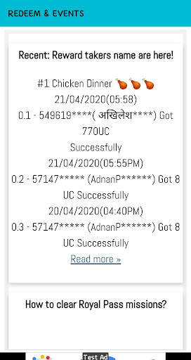 TEN-CENT NEWS REWARD (FREE UC  screenshot 4