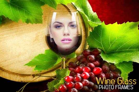 Wine Glass Photo Frames Editor 3 تصوير الشاشة
