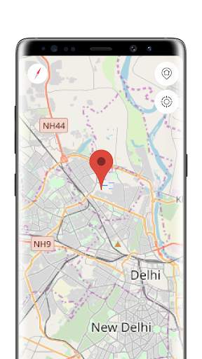 Delhi Offline Map 2 تصوير الشاشة