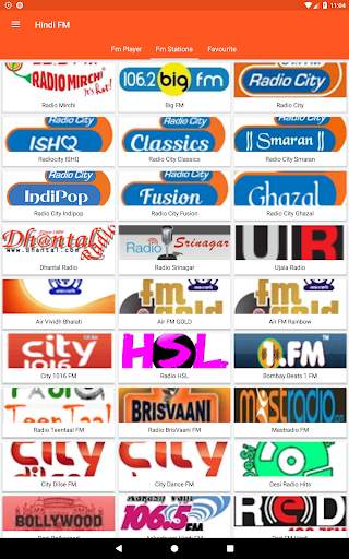 Hindi FM Radios(Radio Station) 8 تصوير الشاشة