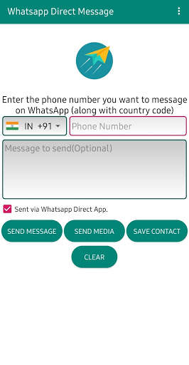 DirectMessage to WA -Directchat to unknown contact screenshot 5