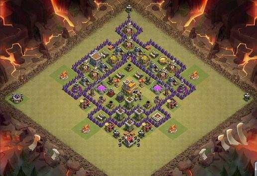 Base Maps War COC TH7 screenshot 4