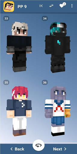 Anime Skins Minecraft 2 تصوير الشاشة
