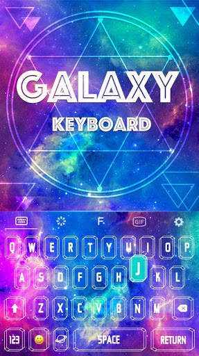 Color Keyboard Galaxy Theme स्क्रीनशॉट 1