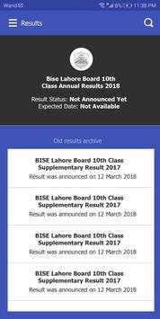 8th Class Result 2018 screenshot 3