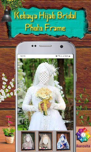 Kebaya Hijab Bridal Photo Frame screenshot 5