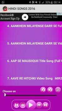 top 100 hindi songs 2016 MP3 screenshot 3
