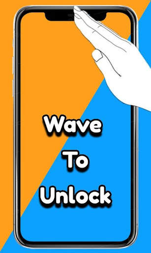Wave to lock and unlock - Phone Proximity Sensor screenshot 1
