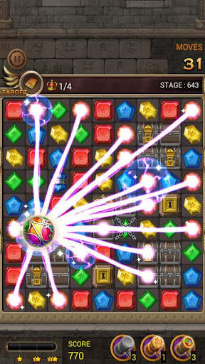 Jewels Temple Quest : Match 3 5 تصوير الشاشة