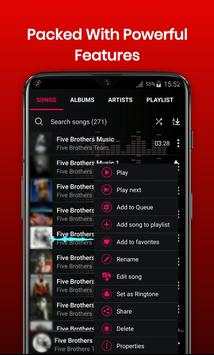 BlackPlayer - Free Music Player screenshot 2