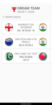 Dream Team Fantasy #1 App for  Dream11 Teams screenshot 2
