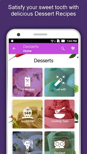 1400  Dessert Recipes Offline screenshot 1