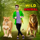 Animal Photo Frame - Animal Photo Editor आइकन