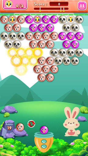 Funny Bunny Bubble Shooter screenshot 2