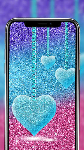 Girly Pink Glitter Wallpapers for Android 💖 screenshot 3