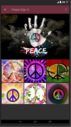 Peace Sign Wallpaper screenshot 2