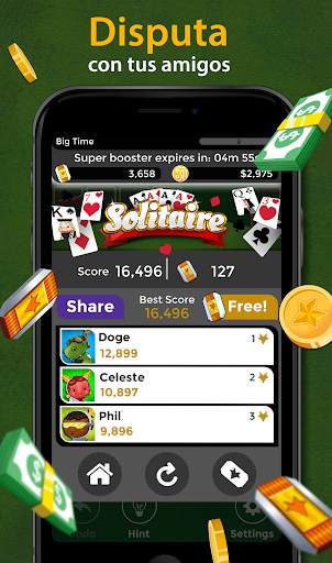 Solitario - Gana dinero screenshot 5