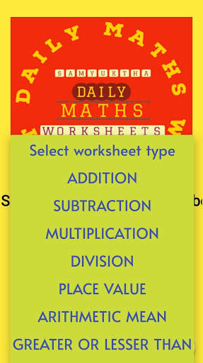 DAILY MATHS WORKSHEETS screenshot 4