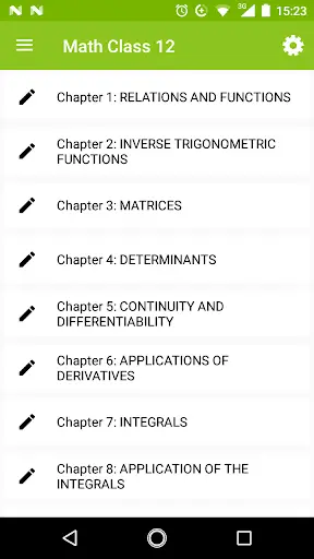 Class 12 Mathematics Notes screenshot 1