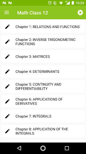 Class 12 Mathematics Notes स्क्रीनशॉट 1