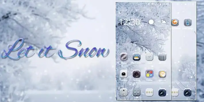 Winter Story CM Launcher Theme screenshot 1