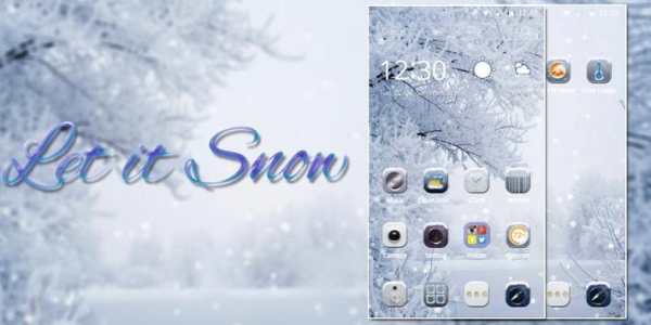 Winter Story CM Launcher Theme screenshot 1