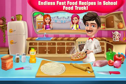 School Food Truck Cooking and Cleaning screenshot 6